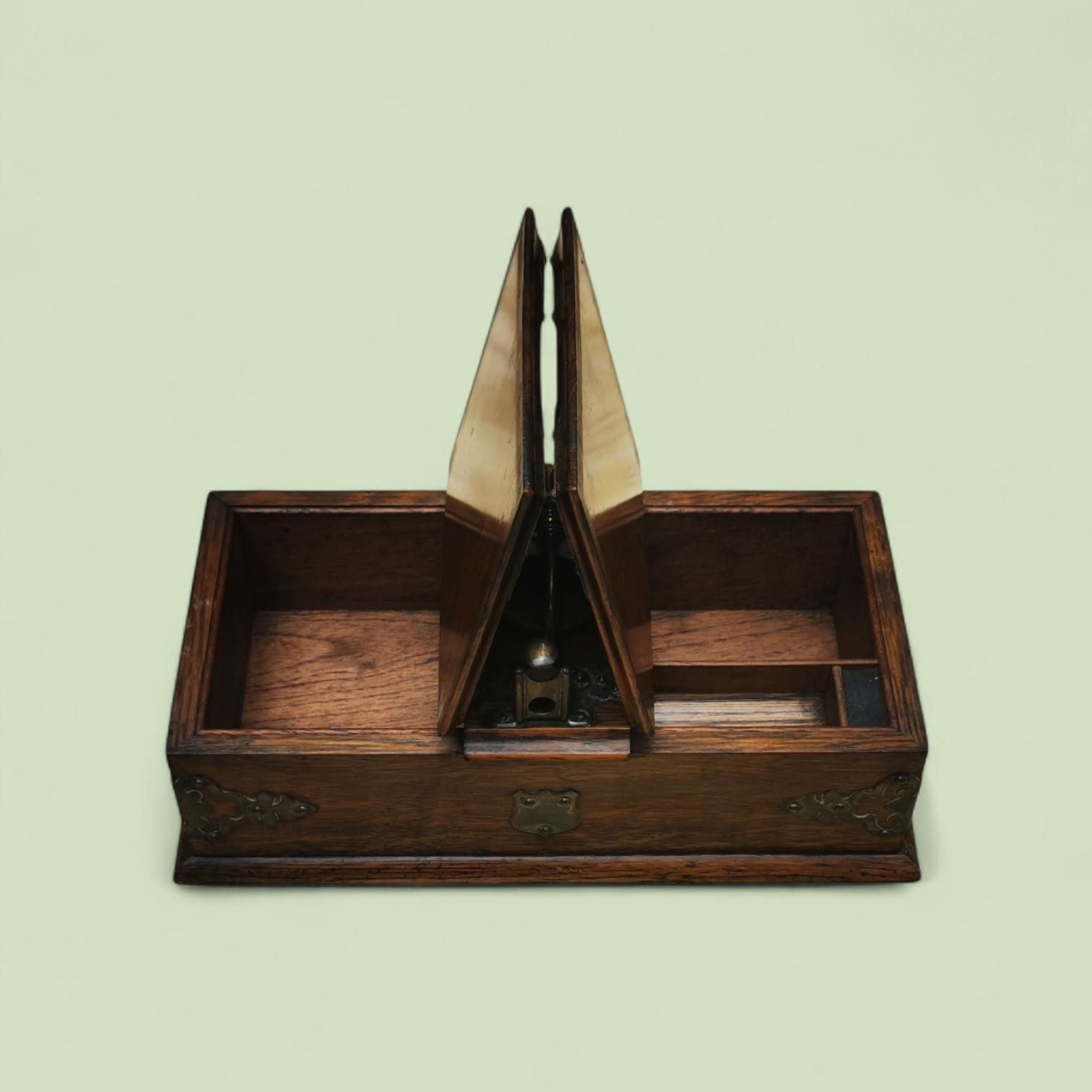 A Charming 19th Century Smokers Companion Box Inscribed Cigarettes & Cigars