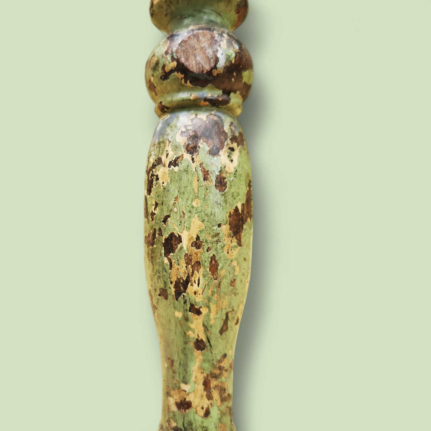 A Superb 19th Century Antique Painted Stool with Inredible Patina